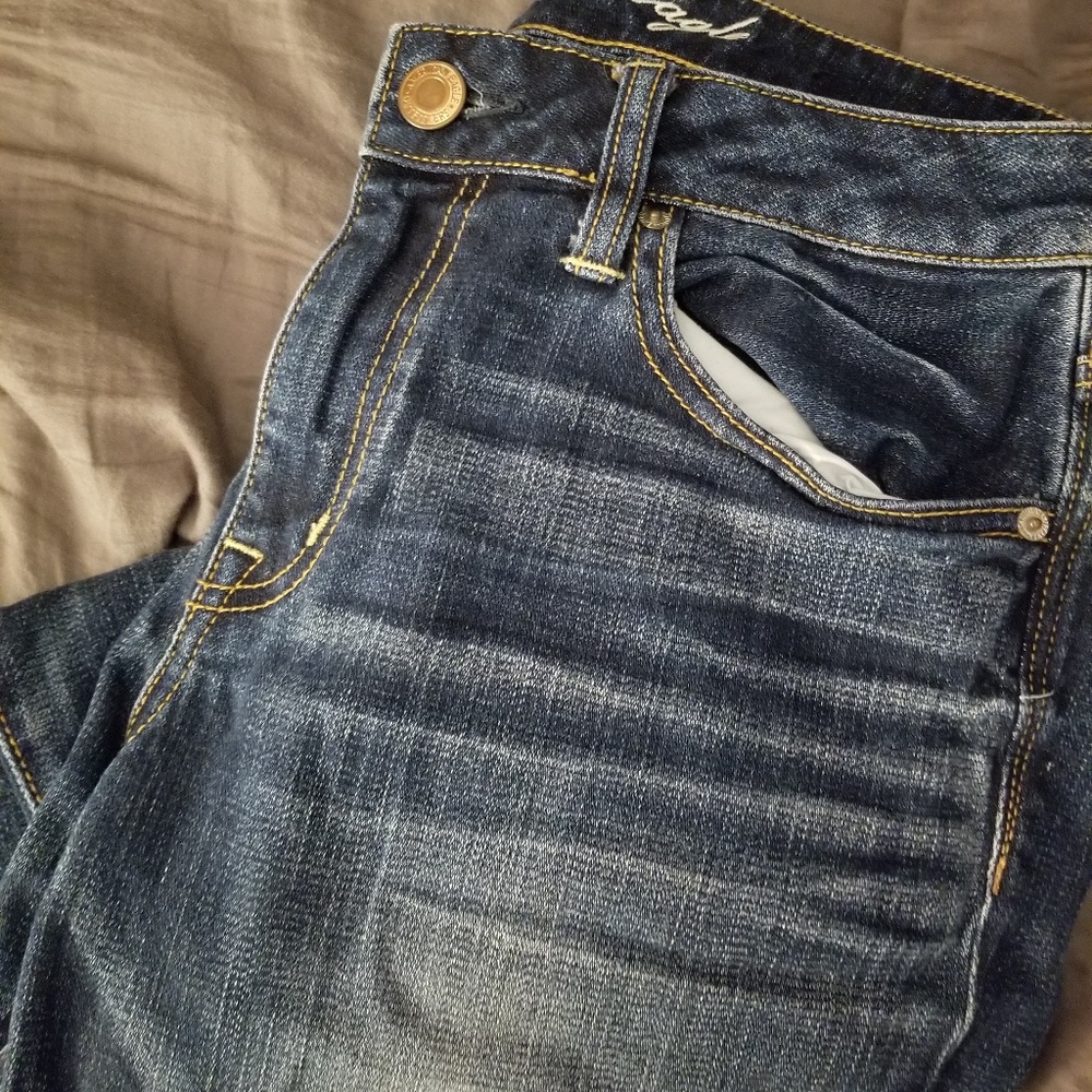 Ae jeans, slouchy slim fit